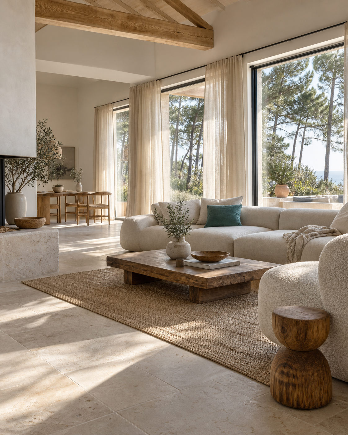 Visuel d’ambiance : salon lumineux d’inspiration côte Atlantique
